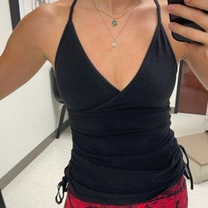 Lululemon cinched tank in black